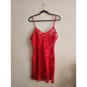 Y2k Secret Treasures Women's Sexy Lace Floral Night Slip Lg
